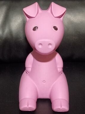 IKEA Pink 9in Piggy Bank by Monica Mulder
